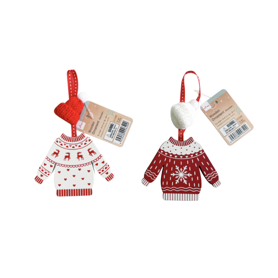 Wooden Ornament Sweater
