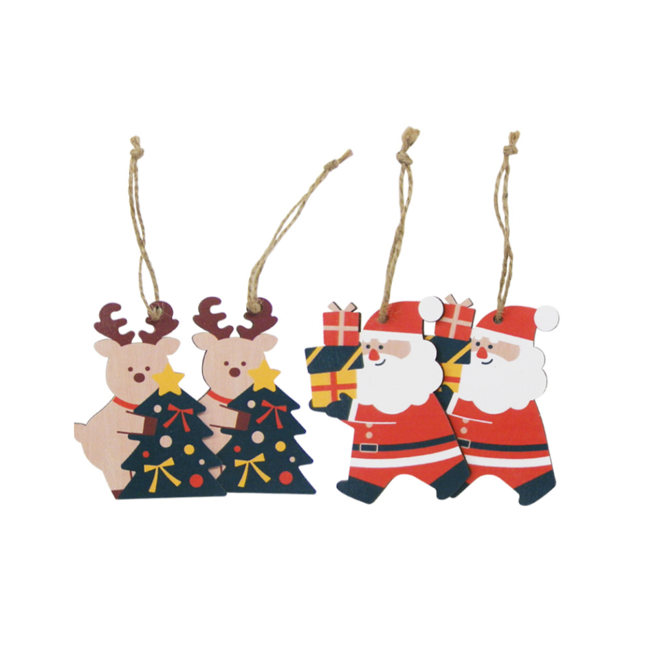 Wooden Ornaments Printed