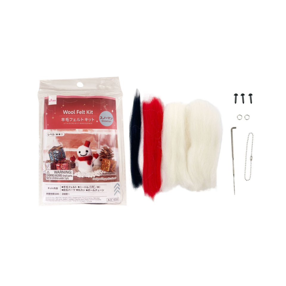 Wool Felt Kit Snowman