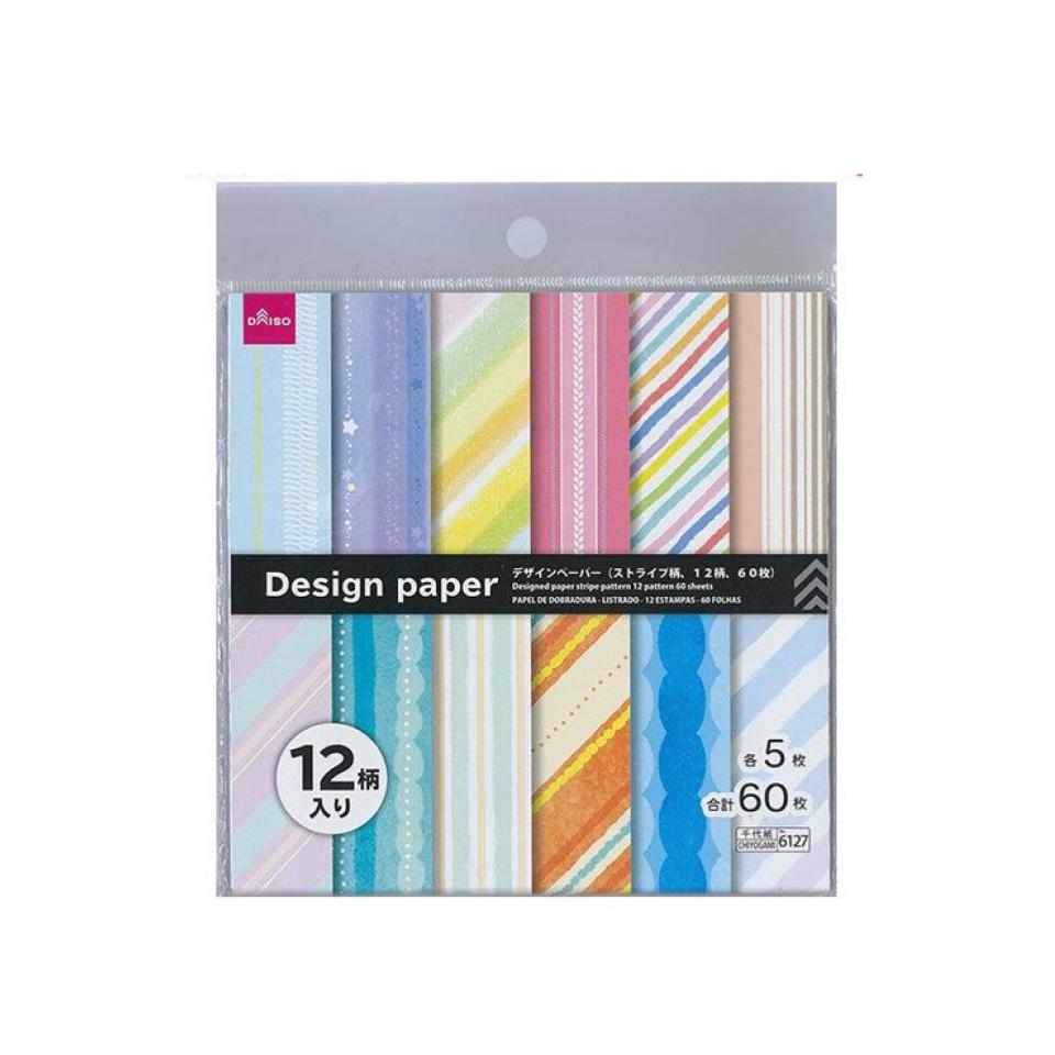 Designed Paper Stripe Pattern