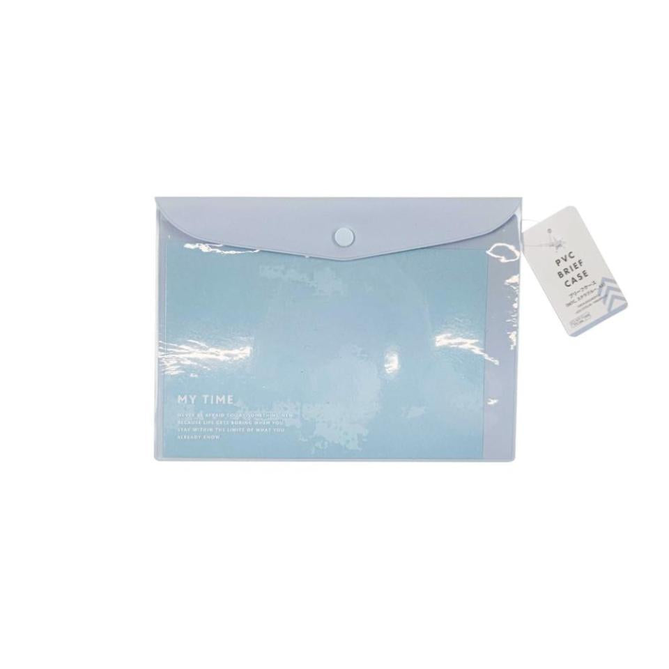 PVC Briefcase Stella Blue A5