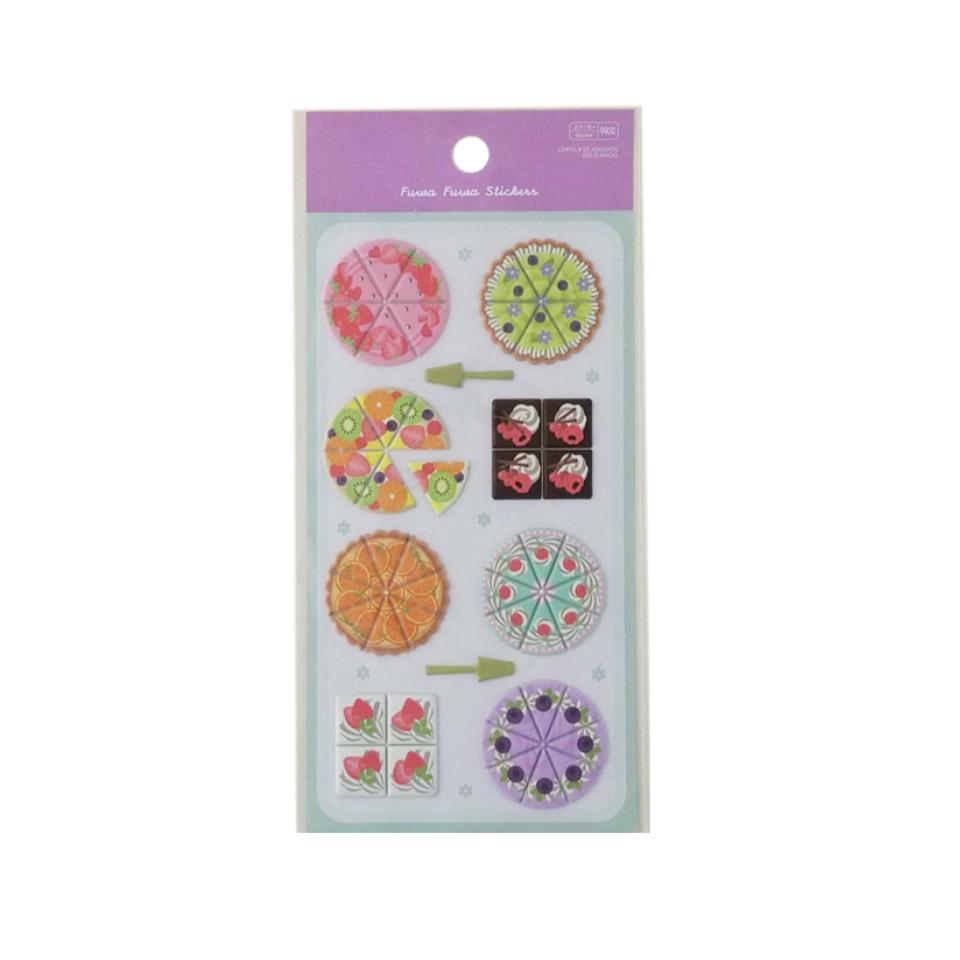 Sticker Sheet Fluffy Cake