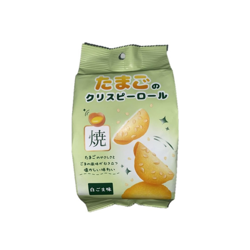 Merry-Go-Round Egg Crispy Roll White Sesame Flavor 60g