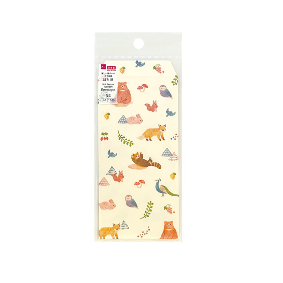 Envelope Long Style Colorful Animal