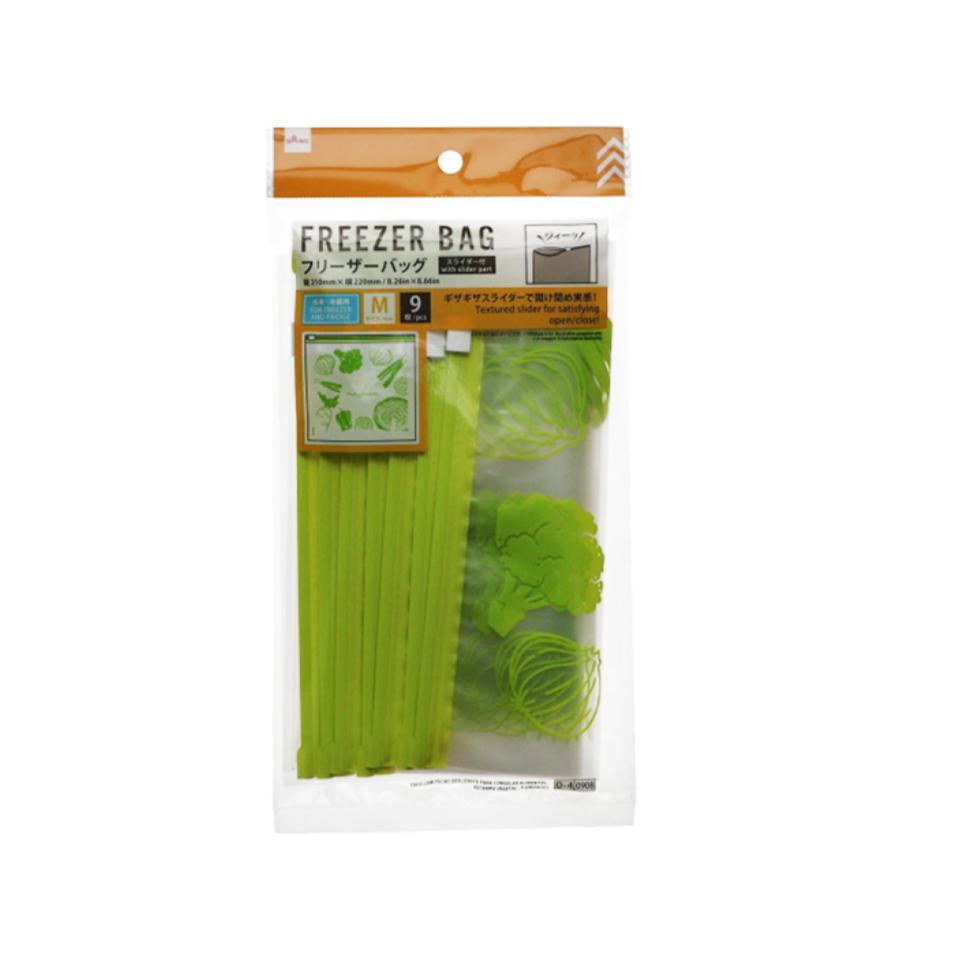 Slider Freezer Bag Vegetable Pattern 21cm x 2ccm