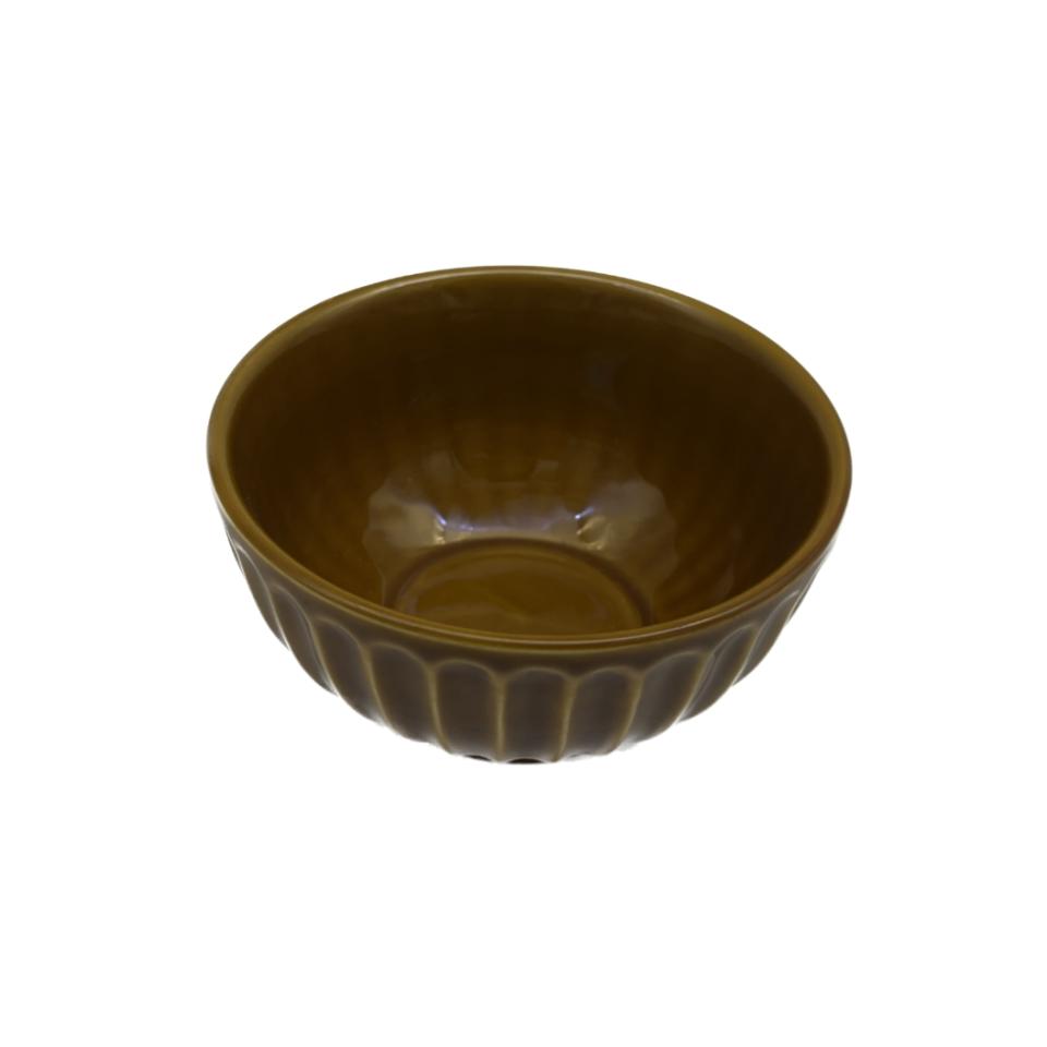 Chrysanthemum Brown Bowl 4.72in