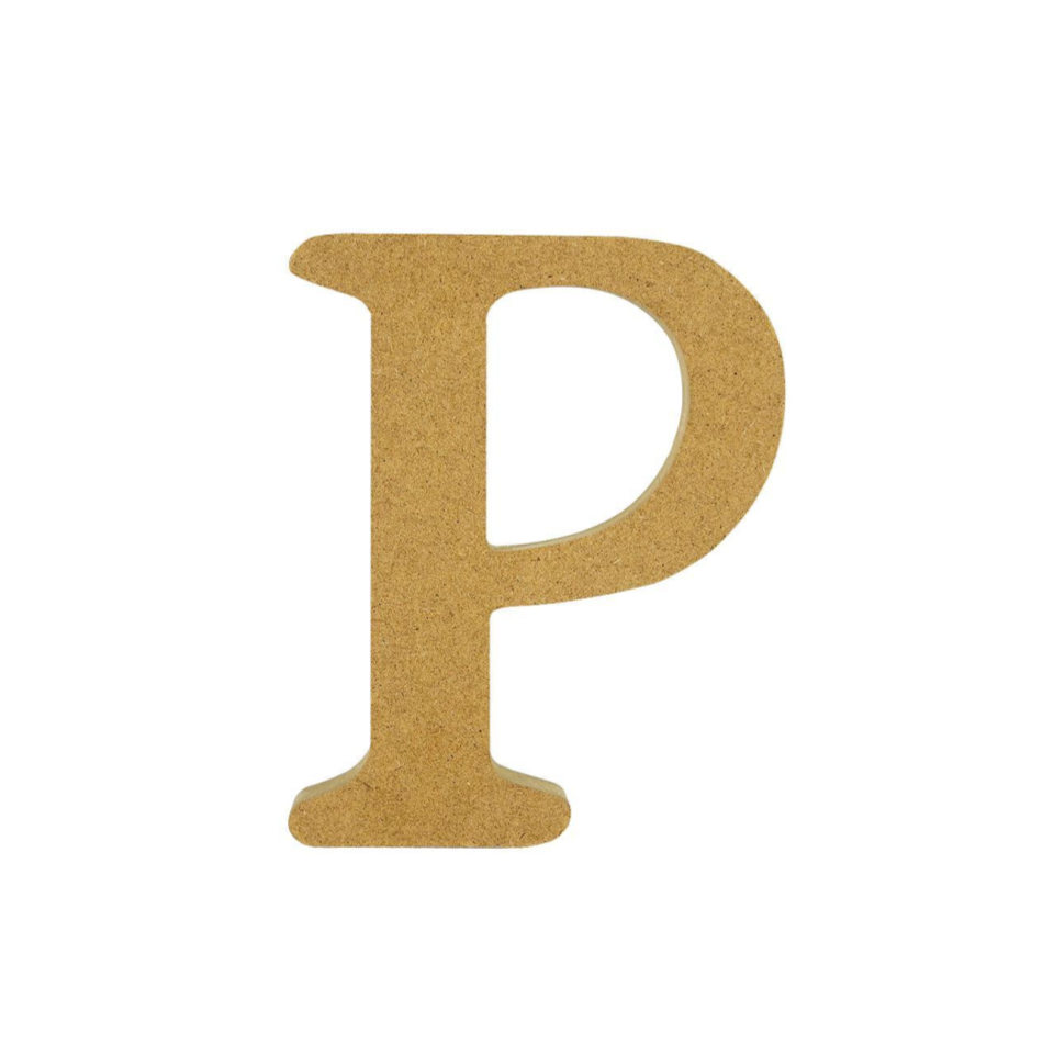 Alphabet P MDF