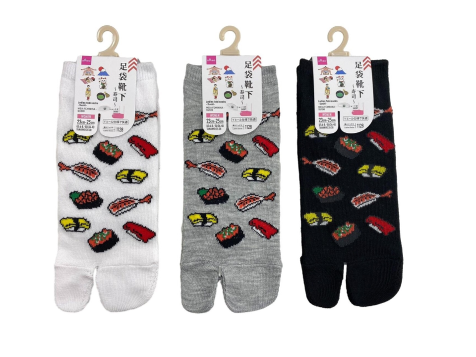 Ladies Tabi Socks Sushi