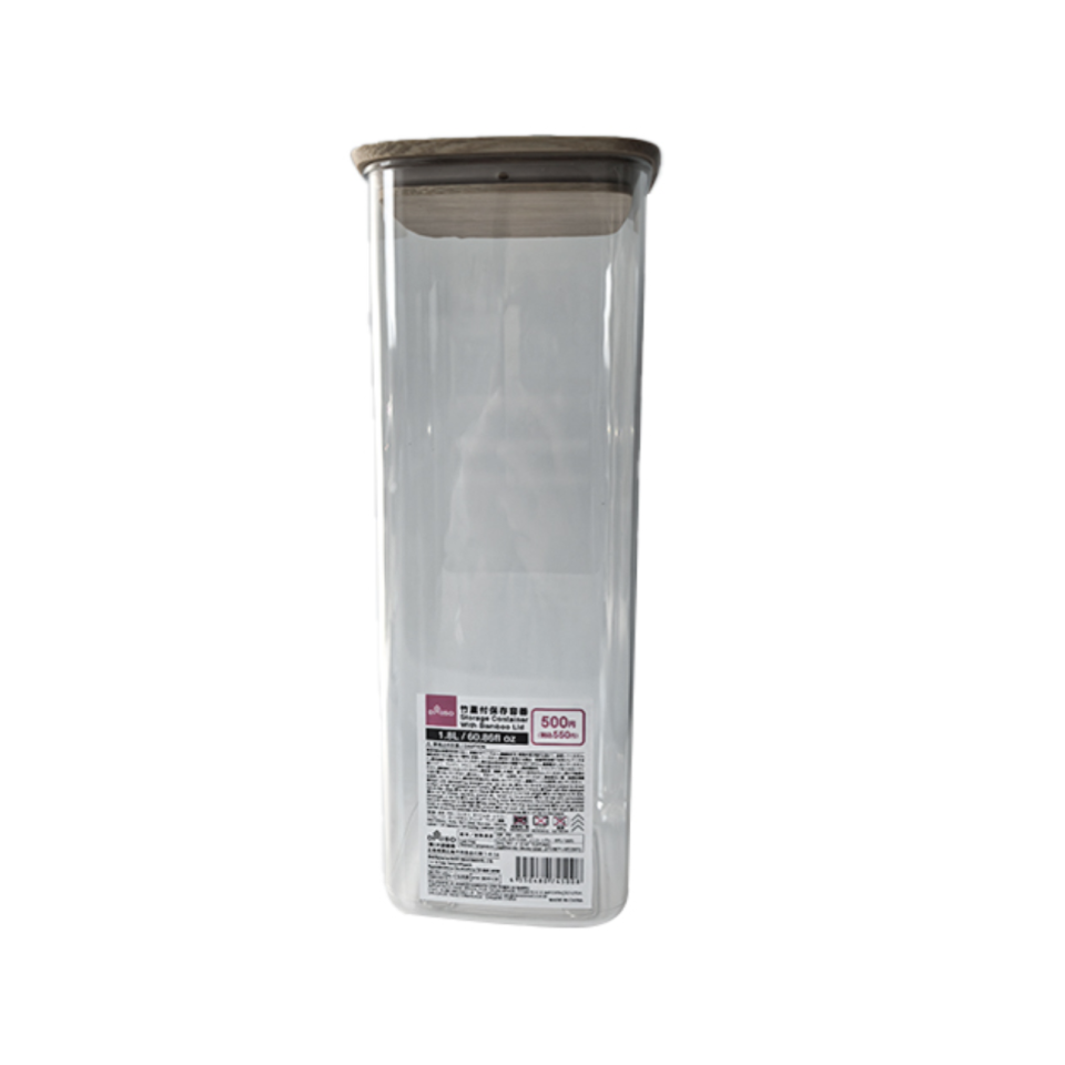 Storage Container with Bamboo Lid 1.8L
