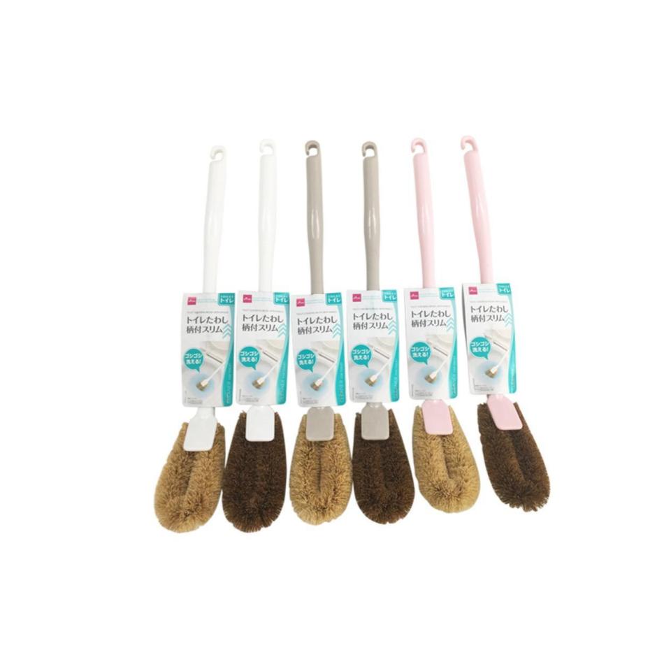 Color Life Palm Slim Toilet Brush with Handle 16.9in