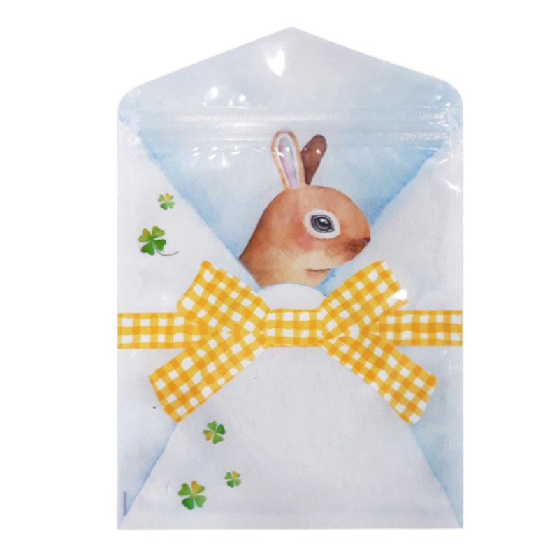 Zipper Bag (Hokkori Animal Rabbit 5Sheets)