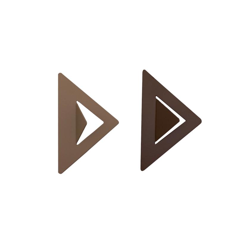 Steel Hook -Triangular - Natural - 7Cm X 11Cm - 2.75In X 4.33In-