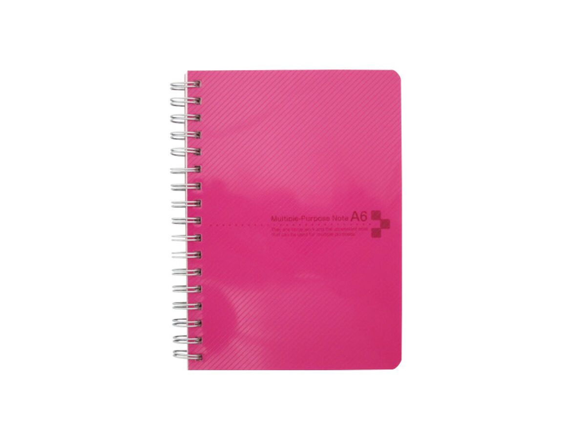 Color Cover Notebook A6 Pink A Ruled