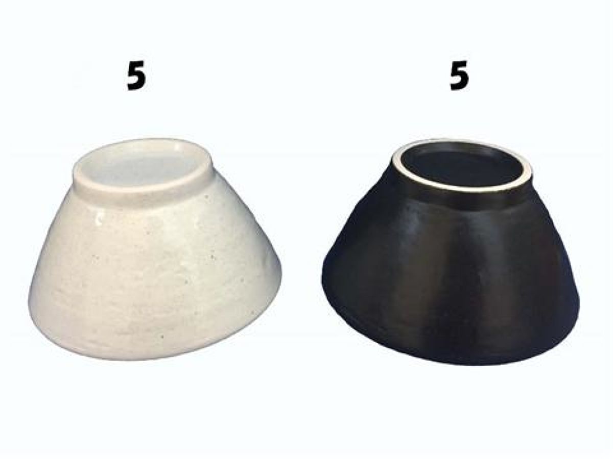 Monotone Rice Bowl 2 Colors 11.8X6.4Cm
