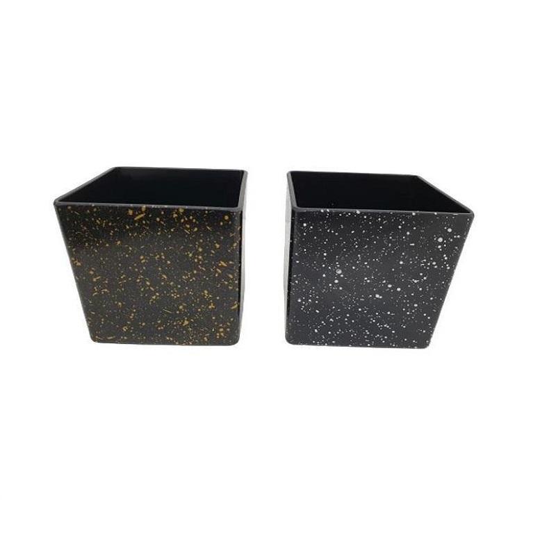Square Flower Pot 9.5cm x 9.5cm x 9.5cm