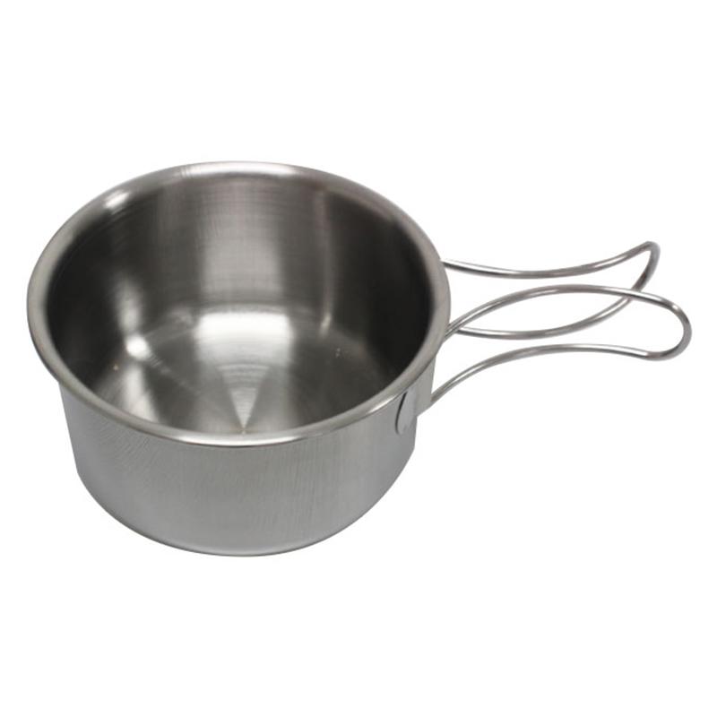 Stainless Steel Bowl With Handle 10 Cm (Folding)