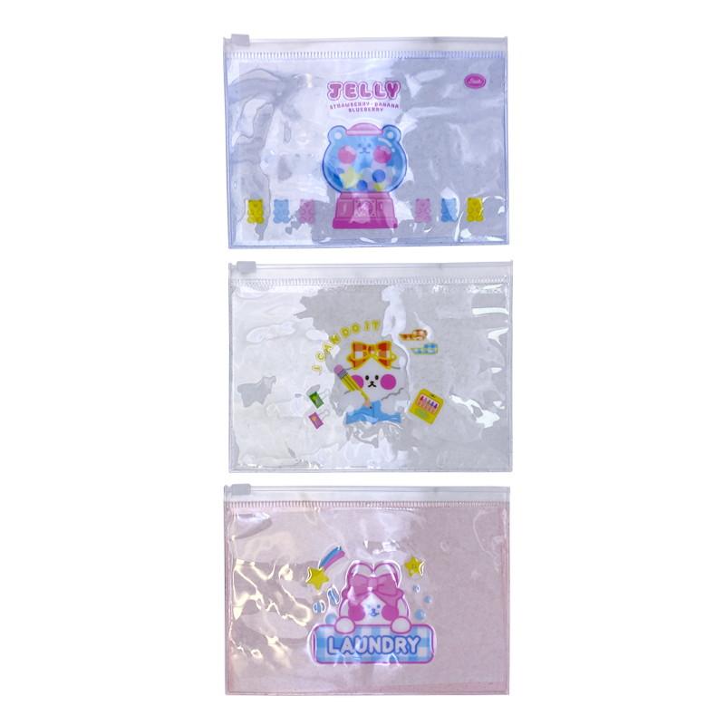 Zipper Case Character with Glitter