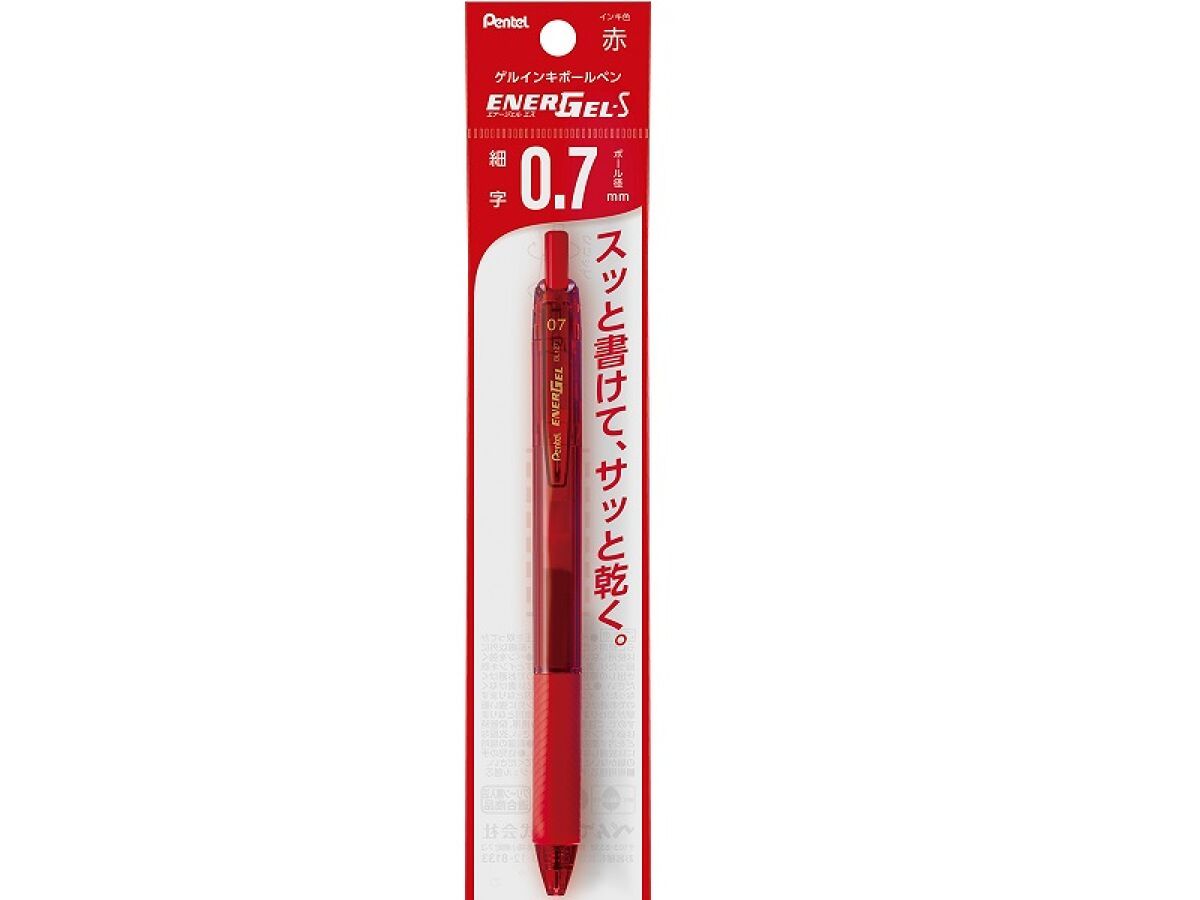 Energel S 0.7mm Red Ink