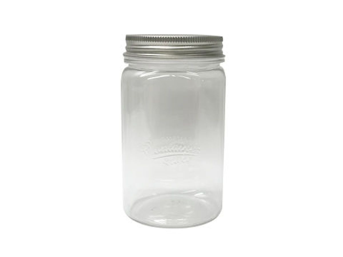 Steel Lid Pet Container Embossed 300ml