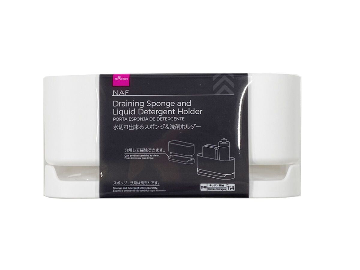 Draining Sponge and Liquid Detergent Holder Naf