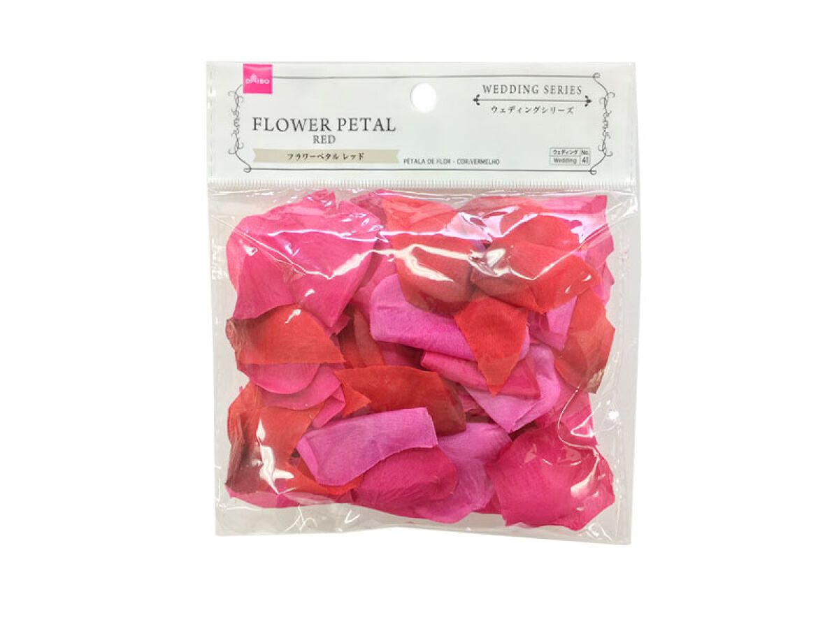 Wedding Flower Petal Red