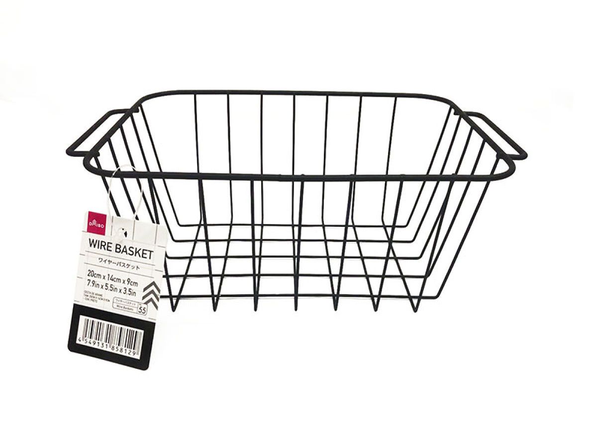 Wire Basket Black 20cm x 14cm x 9cm