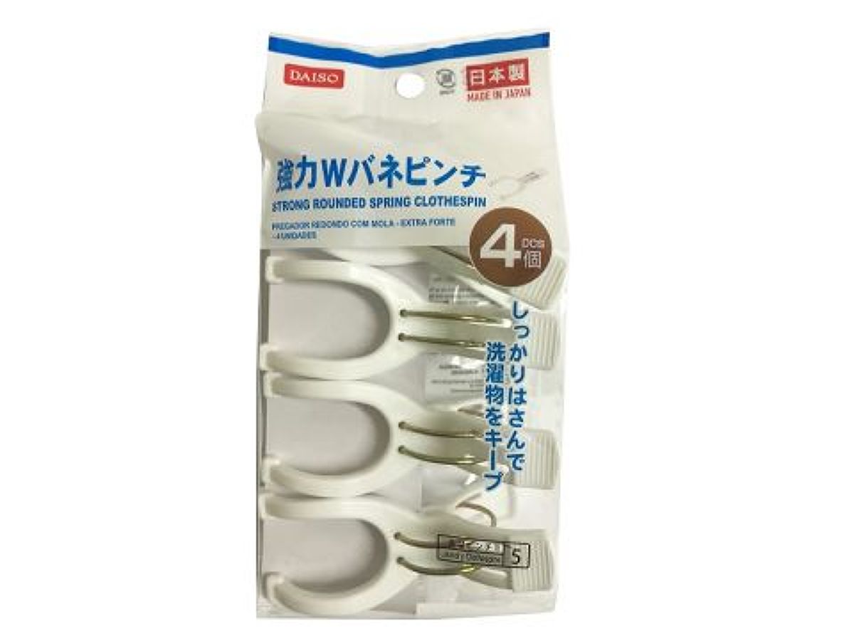 Strong Rounded Spring Clothespin