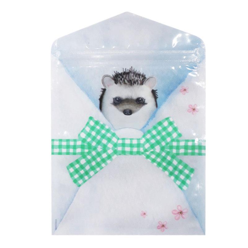 Zipper Bag (Hokkori Animal Hedgehog 5Sheets)
