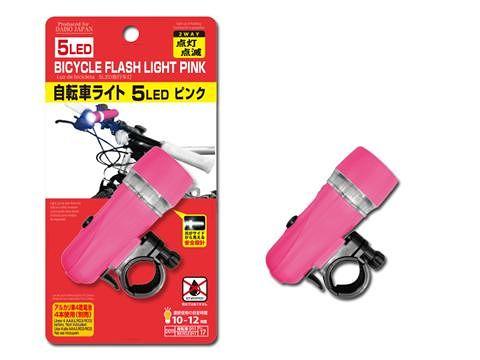 5 LED Bicycle Flash Light White