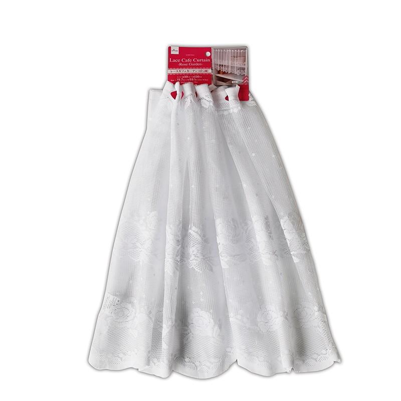 Lace Cafe Curtain Rose Garden