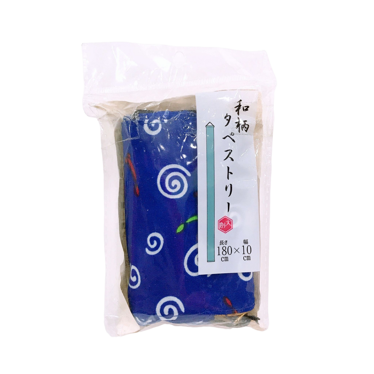 Tapestry 10x180cm Japanses Blue Pattern Narrow