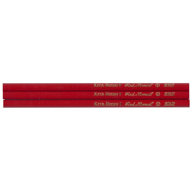 Kitaboshi Red Pencil 3Pcs