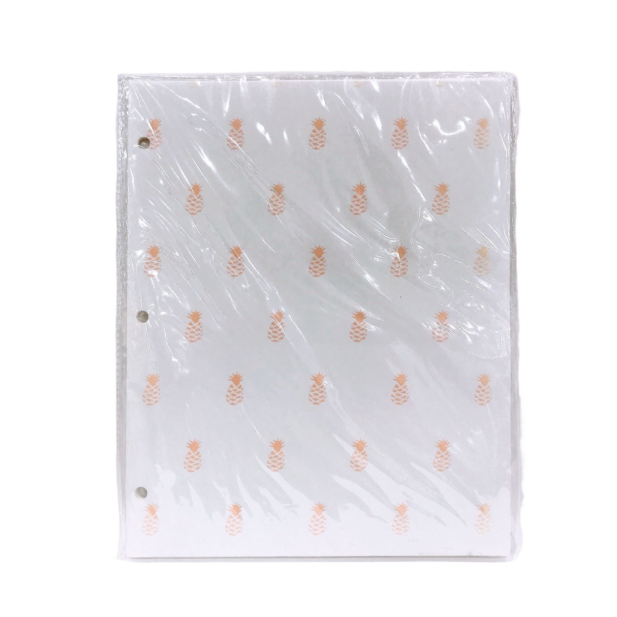 3 Ring Pocket Folder Pineapples