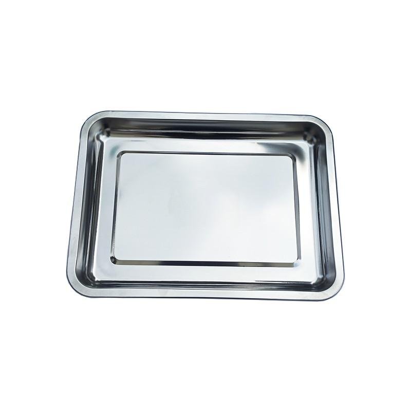 Stainless Steel Tray -Deep -39Cm X 29Cm - 15.3 X