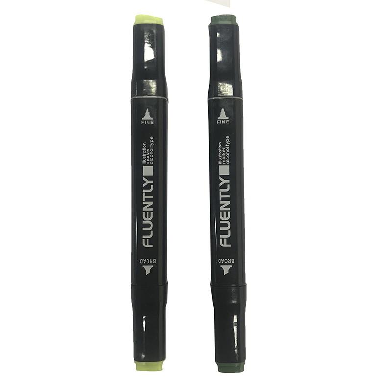 Illustration Marker-Light Green-Green-