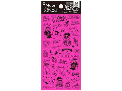 Neon Sticker (Girly Pop)