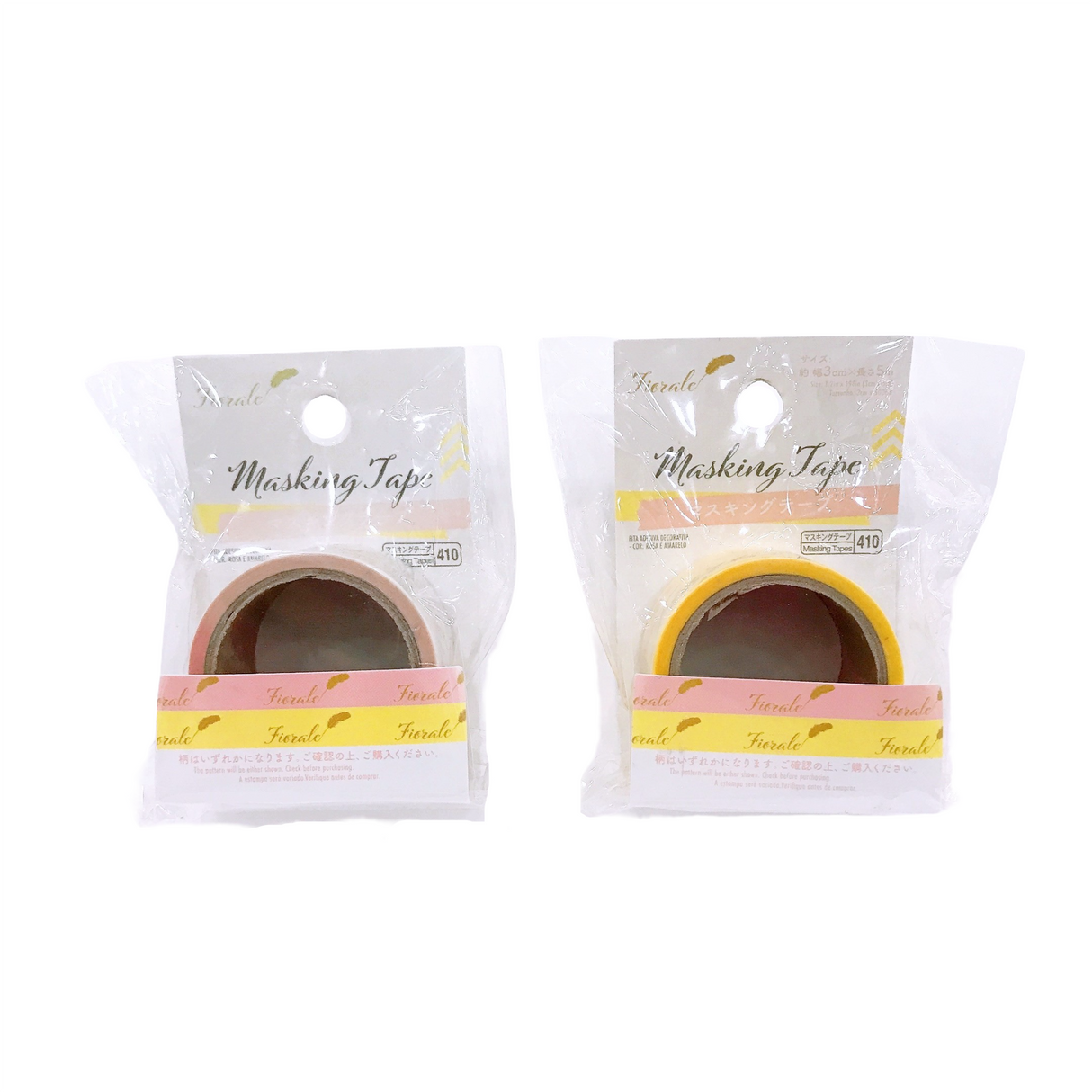 Masking Tape Pink/Yellow