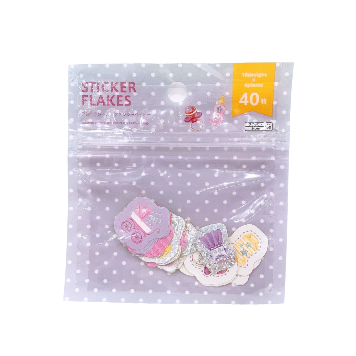 Sticker Flakes (Fancy Baby 40Pieces)