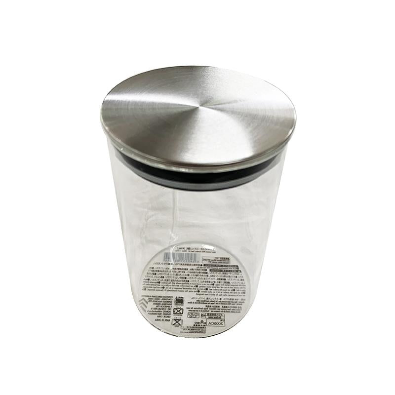 Glass Canister-With Stainless Steel Lid - 240Ml - 8.1Fl Oz-