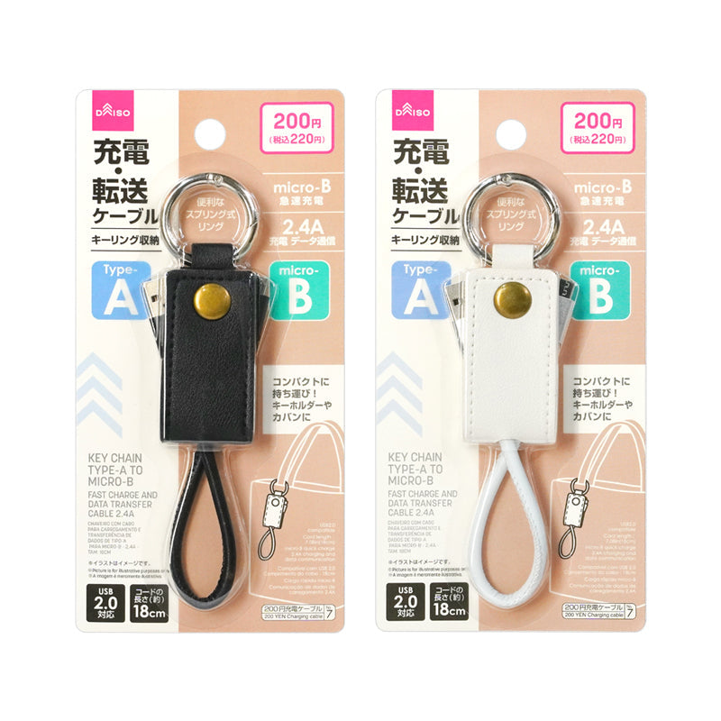 Key Chain Type-A to Micro-B