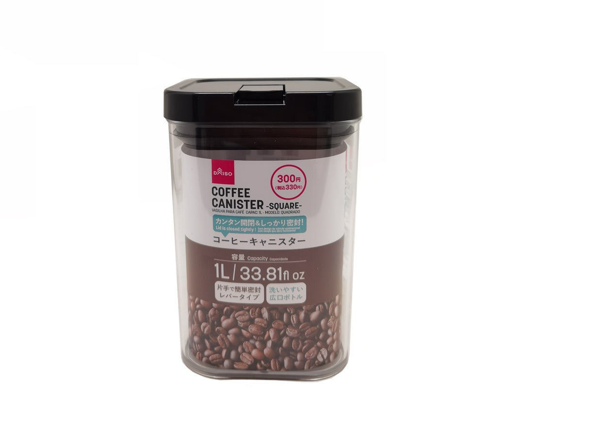 Coffee Canister Square 1L