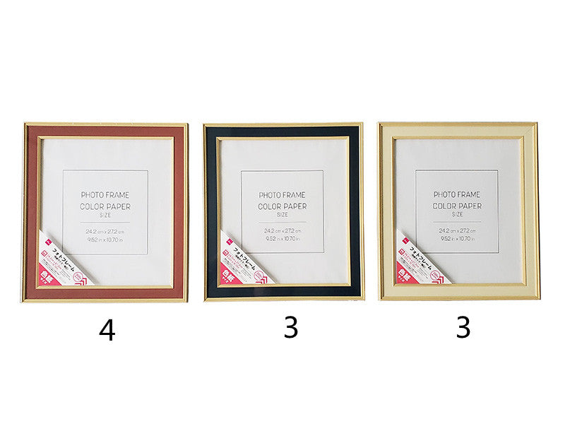 Photo Frame -Color Paper Size - Wide-