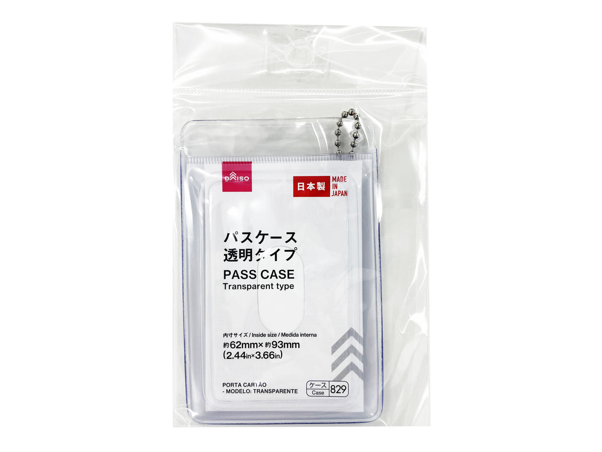 Pass Case Transparent Half Type