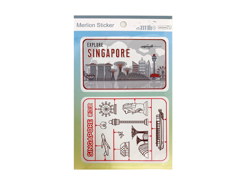 Sgp Sg Merlion Sticker 6