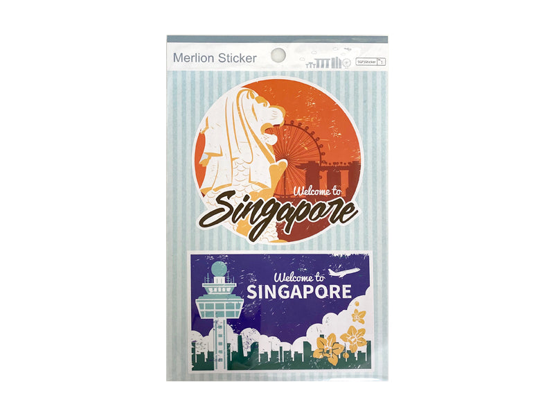 Singapore SG Merlion Sticker 8