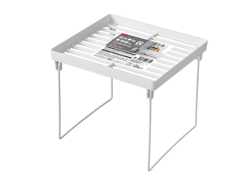 Stackable Shelving 22.6cm x 21.2cm x 19.5cm White