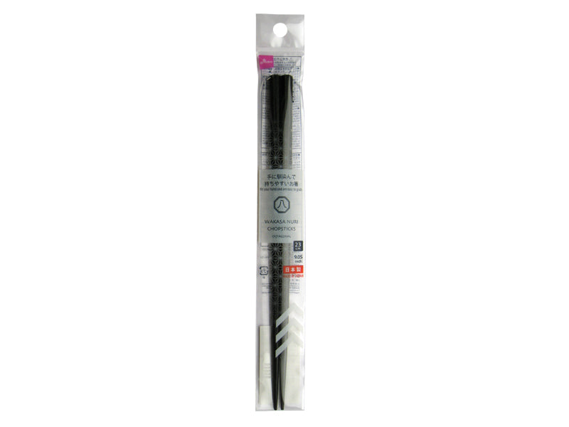 Wakasa Nuri Chopsticks Octagonal Black