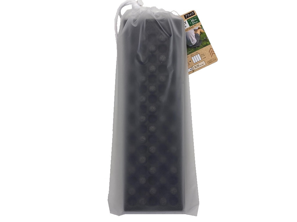 Leisure Mat -40cm x 31cm - 1.31ft x 1.01ft- with pouch - Black -