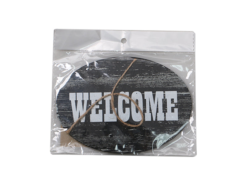 Wooden Welcome Plate Oval