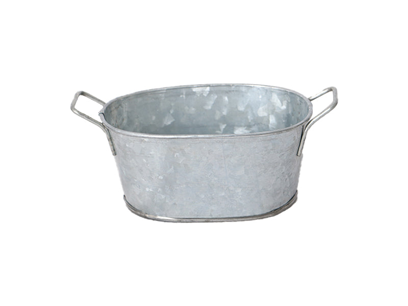 Pot Cover -Silver Color - 4.72in x 3.14in x 2.16in - 12cm x 8cm x 5.5cm-
